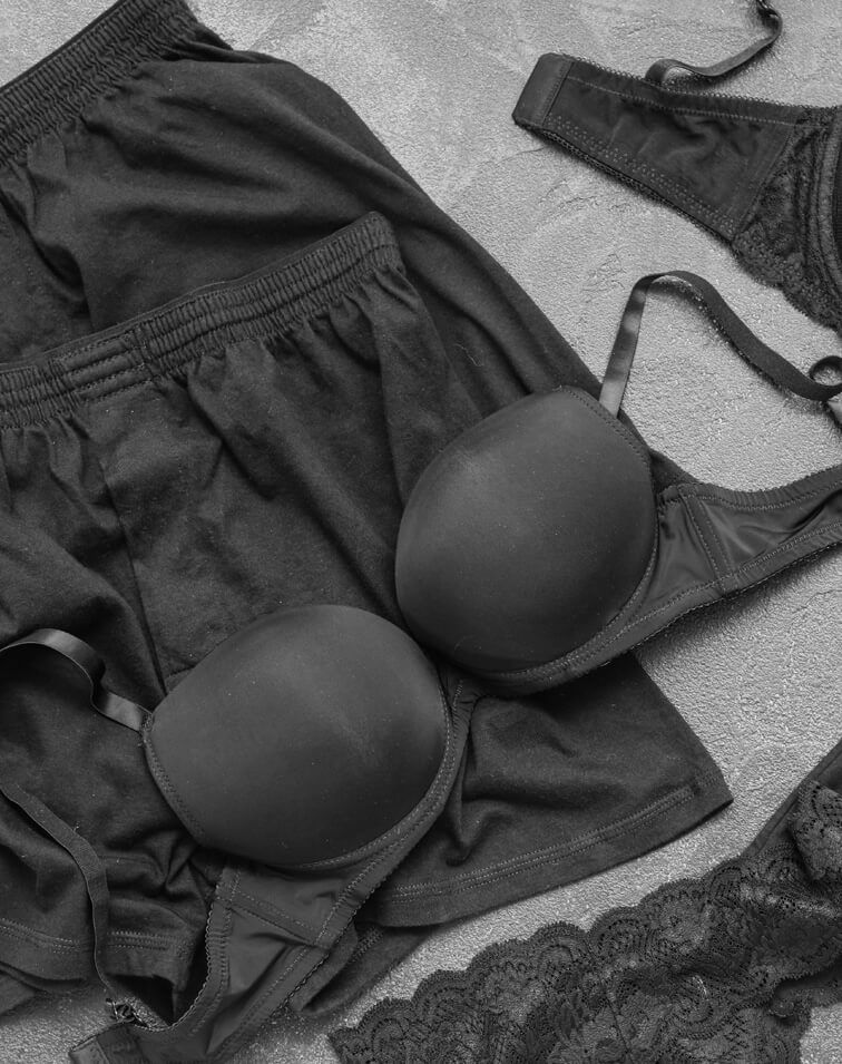 intimo cotone boxer reggiseno slip